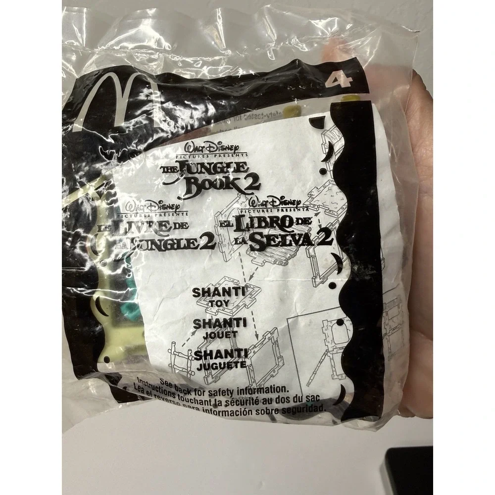 Vtg McDonalds Happy Meal Toy #4‎ Disney The Jungle Book 2 Shanti 2002 2003 New